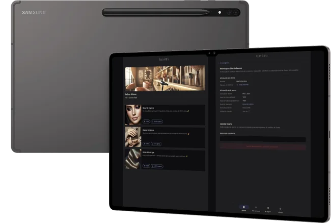 Mockup de Turnora en un dispositivo móvil